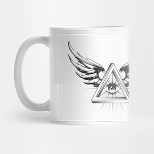 Masonic All seeing Eye inside Triangle Mug